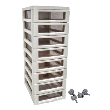 SHIMOYAMA 帶輪B4 文件櫃  8層  米白色