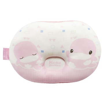 KU.KU Duckbill 酷咕鴨 3D雙面透氣護頭枕  輕甜粉  1個  28 x 20cm