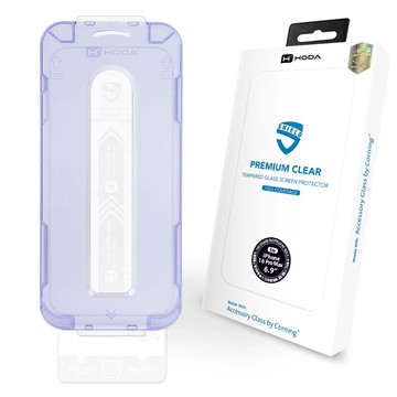 hoda【iPhone 16系列】美國康寧授權玻璃保護貼(附無塵艙貼膜神器)