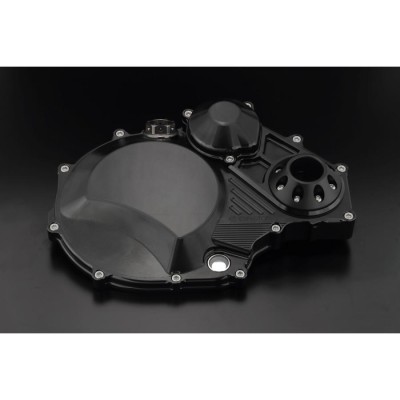 K-FACTORY ケイファクトリー クラッチカバー TYPE2 スーパーブラック 
