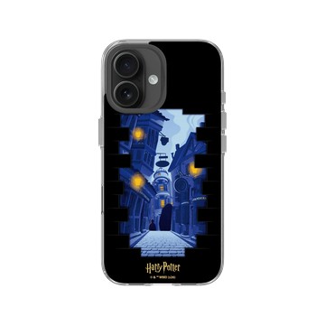 iPhone 16 Clear Case（相機按鈕） 透明 - 哈利波特 Harry Potter - 哈利波特-斜角巷