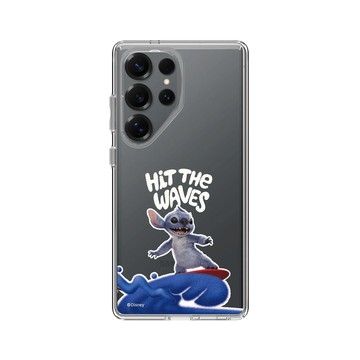Galaxy S25 Ultra Clear 透明 - 迪士尼-史迪奇 Disney Stitch - 史迪奇 - 衝浪時刻