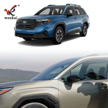 適用于25款斯巴魯森林人Forester改裝A柱裝飾亮片專用汽車用品