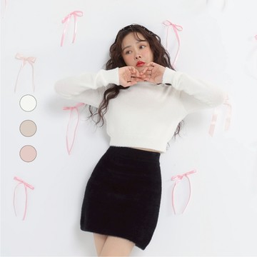 50% Fifty Percent｜素面短版長袖上衣｜02483121010