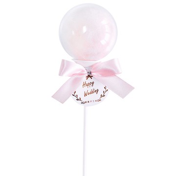 【綿菓子】棉花糖棒棒糖-甜蜜粉(10入/組) 婚禮 派對小物