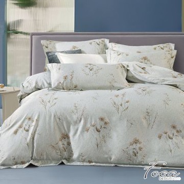 FOCA清風序 加大-3M專利吸濕排汗抗菌天絲三件式枕套床包組