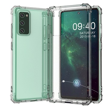 YADI Samsung Galaxy S20 FE專用手機軍規空壓殼 美國軍規方米爾標準測試認證 四角防摔 全機防震