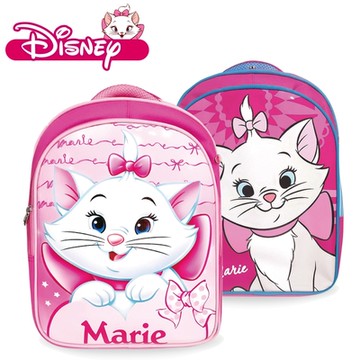 DF 童趣館 - 正版迪士尼瑪麗貓多功能護脊減壓兒童書包有胸扣後背包-共2款