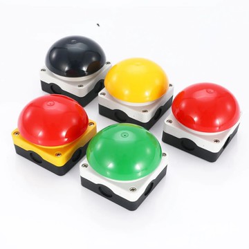 源頭工廠直供高品質的手拍開關蘑菇頭自復位自鎖式急停腳踏開關{鑫弘-工葉電器}可開發票