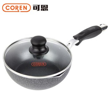 COREN可恩IH20麥飯石煎鍋不粘鍋平底煎奶鍋早餐鍋燃氣電磁爐通用