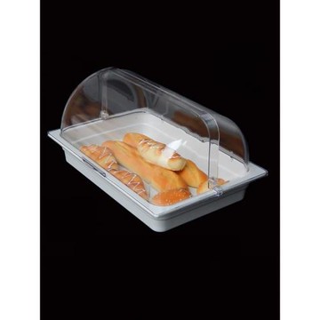 面包蛋糕食物展示盤自助餐盤試吃盤翻蓋托盤透明罩子耐高溫仿玻璃