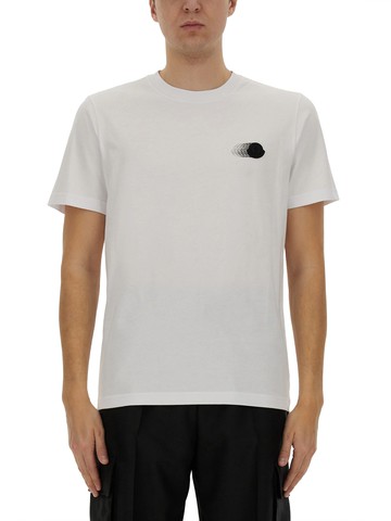 moncler logo print t-shirt
