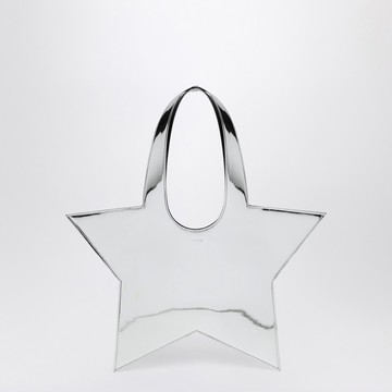 Mini Star mirrored silver tote bag