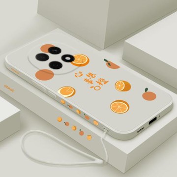 適用oppoa5pro手機殼新款oppo A5pro液態硅膠軟殼por鏡頭全包防摔保護套pr0潮男女生PKP110個性創意心想事橙