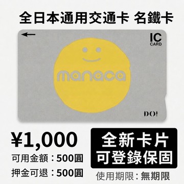 名鐵卡 manaca｜Suica日本交通卡 名古屋 犬山城 中部機場 一年保固卡片 🎫｜17