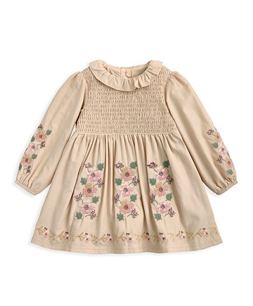 舊日花影-長袖洋裝12-18m