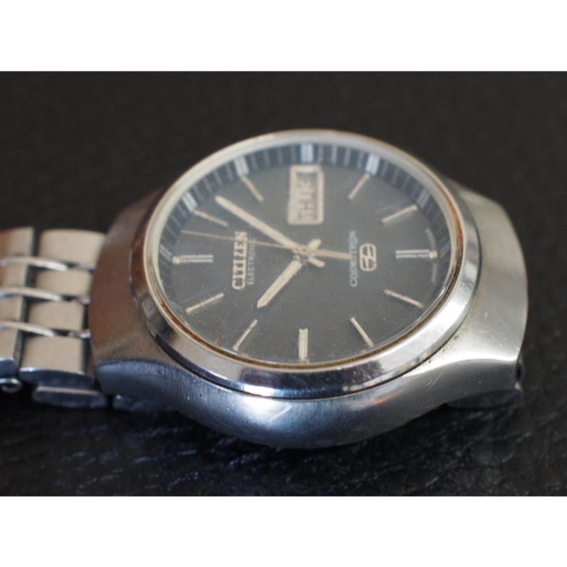 シチズン CITIZEN コスモトロン エレクトロニック COSMOTRON ELECTRONIC クォーツ 時計 品番: 4-870077 Y  ジャンク 管理No.14106 | LINEブランドカタログ