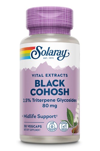 Solaray Black Cohosh 80 mg - 30 VegCaps