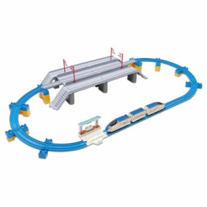 タカラトミー プラレール W7系北陸新幹線かがやき 鉄道道路併用橋セット 電車 列車 おもちゃ 3歳以上