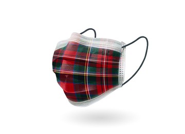 兒童醫用口罩-蘇格蘭紅格紋(10片)