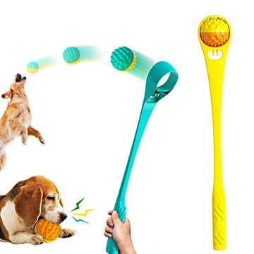 寵愛有家-寵物玩具訓練愛犬拋接球桿玩具組(寵物玩具)