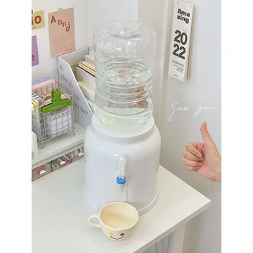 迷你飲水機小型學生宿舍桌面寢室用臺式上置水桶礦泉水簡易飲水器