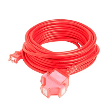 SAMPO 2蕊1開3插防塵動力延長線(10M) EL-W13T33T1 台灣製造/新安規/工業工地/過載保護/露營/2P/展覽活動