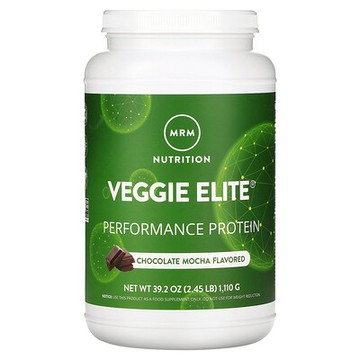 MRM Nutrition, Veggie Elite，性能蛋白質，巧克力摩卡，2.45 磅（1110 克）