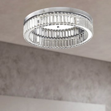 輕奢華三色變光水晶吸頂燈 F21-2023-7、F21-2023-8