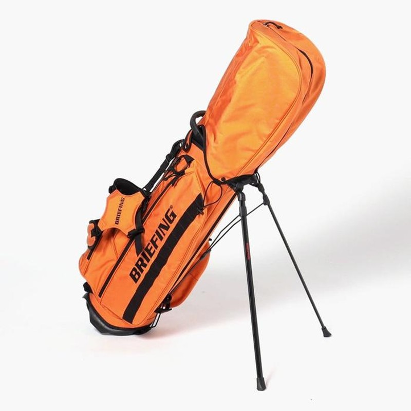 BRIEFING GOLF CADDIEBAG CR-4 #02 AIR CR ORANGE/BLACK BRG221D38 【ブリーフィング ゴルフ  キャディバッグ スタンド】 | LINEブランドカタログ