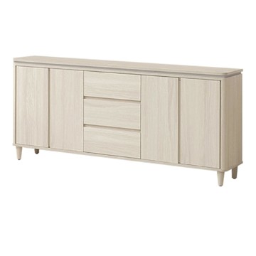 文創集 奧斯巴5.1尺四門三抽低餐櫃-152x40x78cm免組