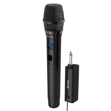 DIKE Hedone 歡唱樂動UHF無線麥克風 DVM170 15組頻道  黑色