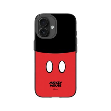 iPhone 16 Clear (相機按鈕) 酷墨灰 - 迪士尼-米奇 Mickey - 米奇衣服