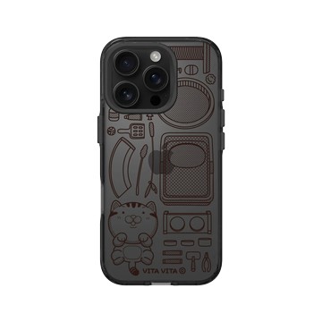 iPhone 16 Pro Clear 酷墨灰 - VITA VITA．塔仔是隻貓 - 鏟屎官開箱款