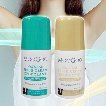 MooGoo 草本 體香劑 (60ml) 止汗劑 腋下 身體除臭 夏天必備 流汗 狐臭 爽身【小髮廊】DS026648
