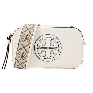 TORY BURCH Miller 經典LOGO相機包(象牙白)