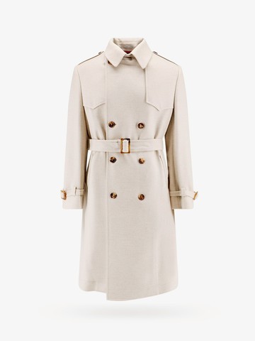 Wool, silk and cashmere coat - BRUNELLO CUCINELLI - gender_Man