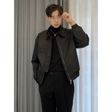 輕熟風男士夾克春秋短款外套高級感新款潮流ins韓版痞帥春裝上衣