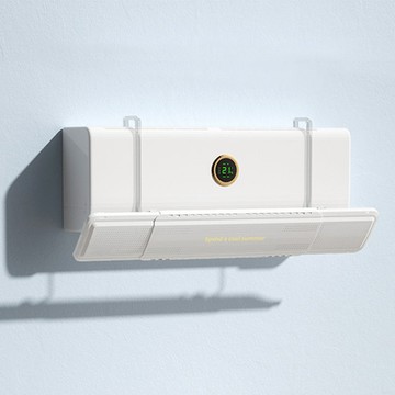 免鑽釘透氣防潮伸縮式冷氣空調擋風板(附過濾網) 單一規格