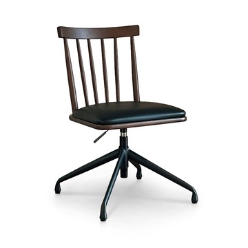 【DAIMARU】AMANTE艾曼緹昇降旋轉餐椅-幅48cm-深棕