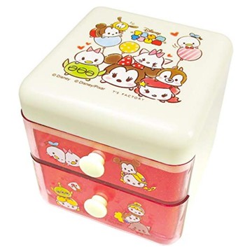 asdfkitty*迪士尼TSUM TSUM氣球 桌上型小物收納抽屜/收納盒/置物盒-日本正版商品