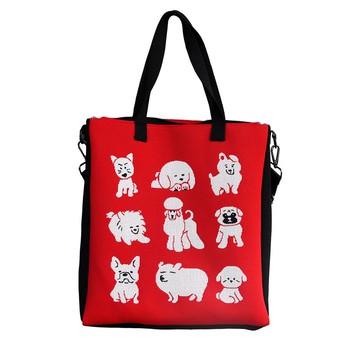 語罐頭可愛西高地薩摩耶貴賓犬博美巴哥法斗白柴犬泰迪手提斜跨包