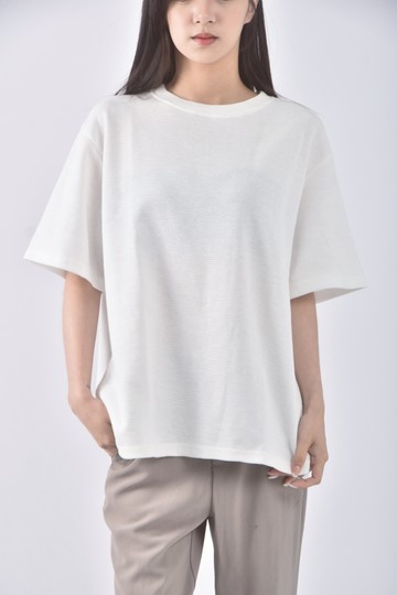 (XL) ajpeace白色短袖上衣