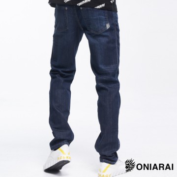 鬼洗 BLUE WAY –COOL MAX低腰直筒褲(水洗藍)