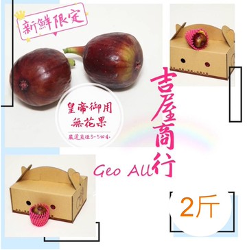 新鮮限定無花果2斤 - 吉屋商行geo all - 產量稀少的無花果皇帝愛吃極品