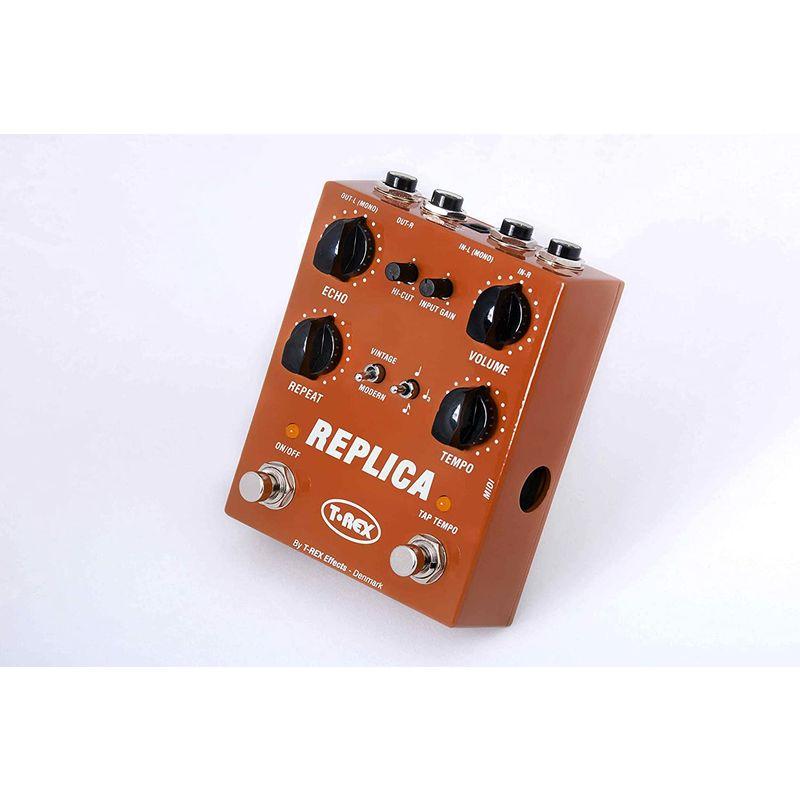 T-REX EFFECTS ティーレックス ステレオデジタルディレイペダル タップテンポ MIDI対応 REPLICA DK