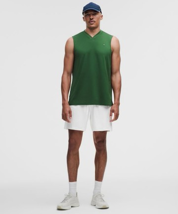 Mesh-Panelled Tennis Shorts 7" Size Medium