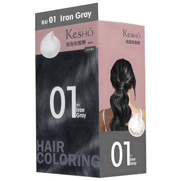 KeSHO 泡泡染髮劑  1個  霧灰