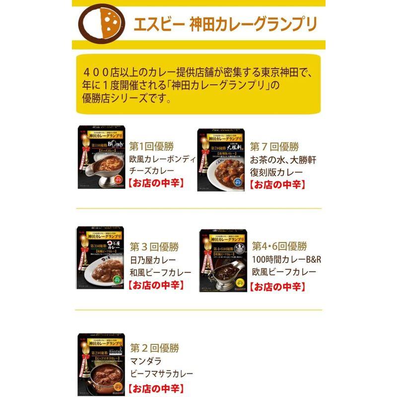 エスビー ハウス 選ばれし人気店 噂の名店 神田カレーグランプリ レトルトカレーセット 30点セット