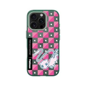 iPhone 16 Pro Clear 憂墨綠 - 寶可夢 Pokemon - 多彩系列-夢幻格紋